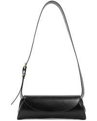 Jil Sander - Borsa a tracolla in pelle nera - Lyst