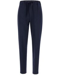 Semicouture - Broeken ,Blauw ,Milano Buddy Broek - Lyst