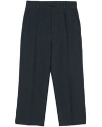 Barena - Broeken ,Blauw ,Katoen Paola Canne Cropped Broek - Lyst