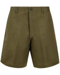 Nine:inthe:morning - Baumwoll-leinen-bermuda-shorts regular fit,baumwoll-leinen bermuda shorts regular fit - Lyst