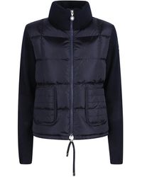 Moncler - Jassen ,Zwart ,Gebreide Vest Trui - Lyst