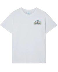 CASABLANCA - Schwarzes Baumwoll-Tennisclub-Print-T-Shirt - Lyst