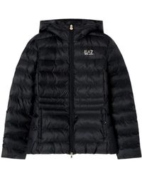 EA7 - Core Lady Nylon Steppjacke - Lyst