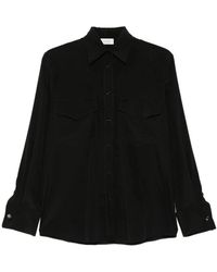 Mazzarelli - Overhemden ,Zwart ,Michela Shirt - Lyst