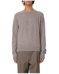 Saint Laurent - Cashmere Rundhals-Pullover - Lyst