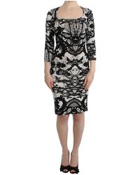Roberto Cavalli - Midi dresses - Lyst