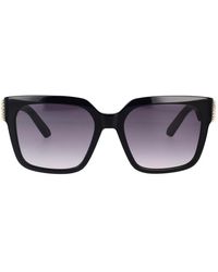 Dior - Moderne quadratische sonnenbrille mit swarovski-kristallen - Lyst