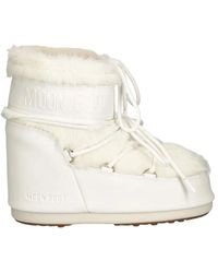 Moon Boot - Icon Low Faux-Fur Stiefel - Lyst