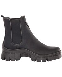 Guess - Schoenen ,Zwart ,Leer Hestia Chelsea Boot - Lyst