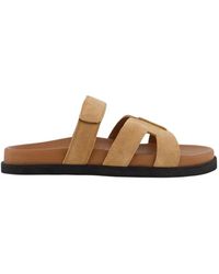 Gibaldi - Bruin Suede Ibiza Slipper - Lyst