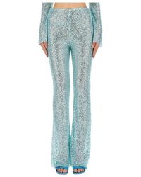 Self-Portrait - Wide Trousers - Lyst