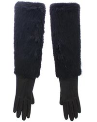 Dolce & Gabbana - Luxuriöse beaver fur lambskin ellenbogenhandschuhe - Lyst