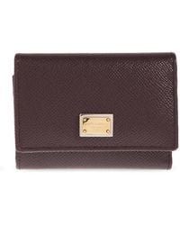 Dolce & Gabbana - Portafoglio con logo - Lyst
