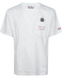 MC2 Saint Barth - Tops ,Wit ,Katoen Connor T-Shirt - Lyst