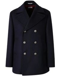 Brunello Cucinelli - Double-Breasted Coats - Lyst