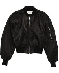 Entire studios - Jassen ,Zwart ,Polyester Broad Bomber Jacket - Lyst