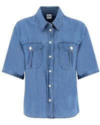 Aspesi - Denim Shirts - Lyst