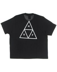 Huf - Ontspannen T-Shirt Met Triple Triangle Design - Lyst