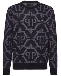 Philipp Plein - Round-Neck Knitwear - Lyst