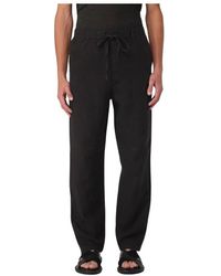 120% Lino - Straight Trousers - Lyst