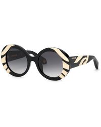 Roberto Cavalli - Stylische sonnenbrille für modebewusste frauen - Lyst