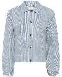 Cream - Light Jackets - Lyst