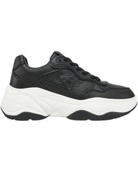 Guess - Schoenen ,Zwart ,Leer Hapyy Sneakers - Lyst