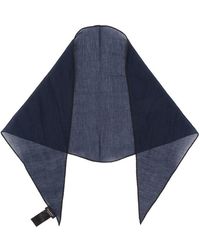 Ermenegildo Zegna Striped Scarf - Blauw