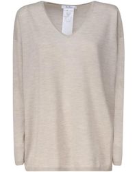 Max Mara - Kaschmir v-ausschnitt jumper freccia stil - Lyst