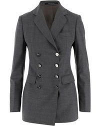 Tagliatore Double-breasted Blazer - Grijs