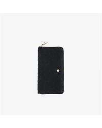 Borbonese - Rivetto Embossed Zip-Around Geldbörse - Lyst