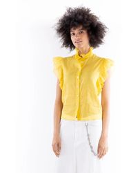 5 PROGRESS - Mouweloz Overhemd Met Ruches - Lyst