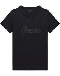 Guess - Boxy Katoenen T-Shirt - Lyst