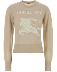Burberry - Round-Neck Knitwear - Lyst