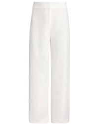 HUGO - Broeken ,Wit ,Wijde Broek - Lyst