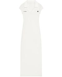 Courreges - Sports Polo Lange Jurk - Lyst