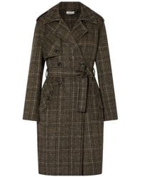 Liu Jo - Jassen ,Bruin ,Leer Trenchcoat - Lyst