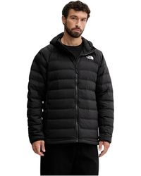 The North Face - Fitness ,Zwart ,Leer Abseil Stretch Down Hoodie - Lyst