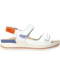 Mephisto - Schoenen ,Wit ,Leer Witte Ergonomische Brede Pasvorm Sandaal - Lyst