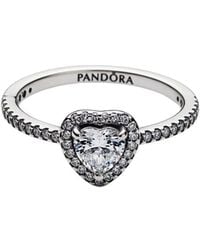 PANDORA - Accessoires ,Grijs ,Rings - Lyst