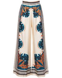 La DoubleJ - Palazzo pants (placed) - Lyst