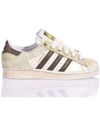adidas - Sneakers d`oro fatte a mano per donne - Lyst