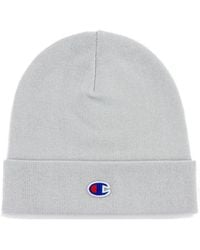 Champion - Accessoires ,Grijs ,Polyester Gedrukte Polyesterpet Voor Herfst/Winter - Lyst