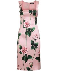 Dolce & Gabbana - Dolce&Gabbana
Abito Midi - Lyst