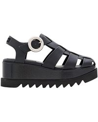 Stella McCartney - Schoenen ,Zwart ,Elyse Platform Sandalen - Lyst