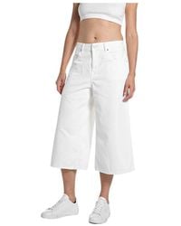 Replay - Cropped Jeans - Lyst