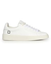 Date - Leren Sneakers Met Veters - Lyst