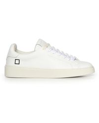 Date - Leren Sneakers Met Veters - Lyst