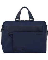 Piquadro - Blaue handtasche aktentasche - Lyst