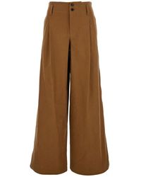 Chloé - Wijde Pijpen Broek - Lyst
